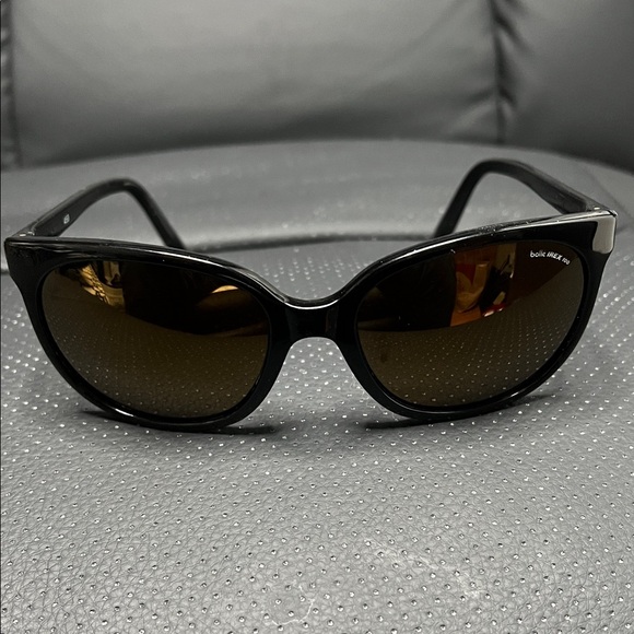 Accessories - Vintage Bolle Irex 100 Black and Brown Sunglasses